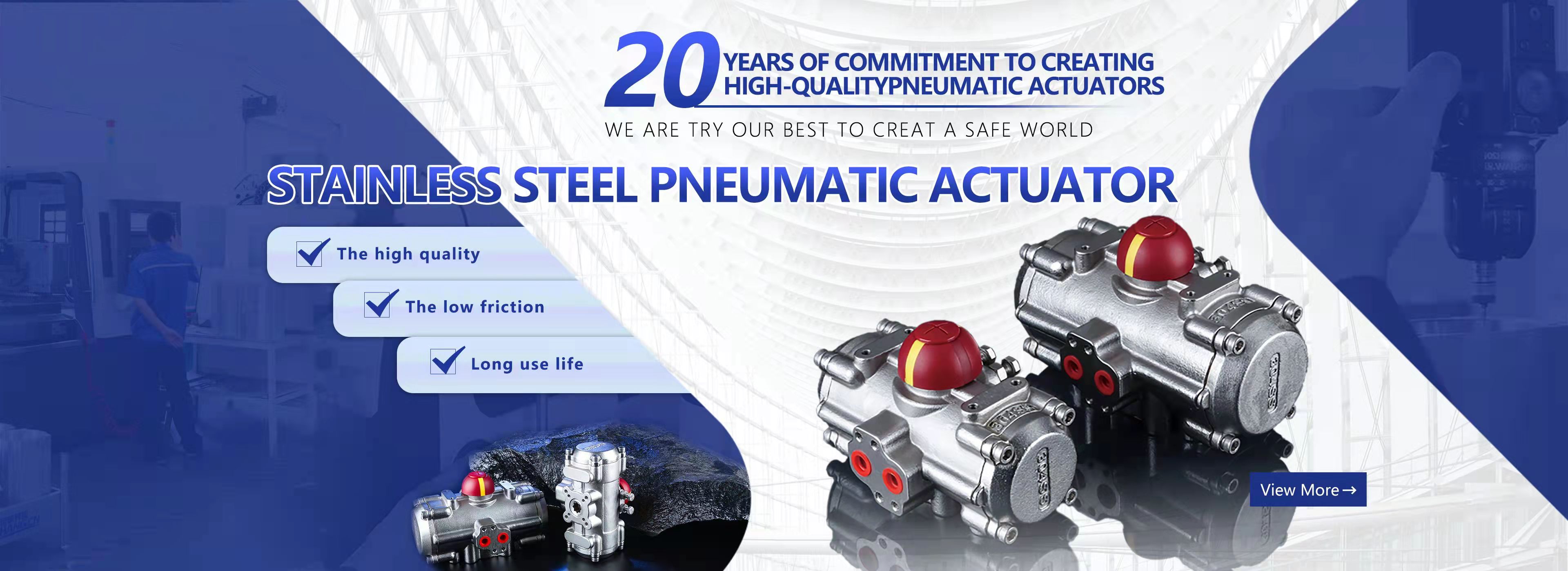 Steel Pneumatica Actuator