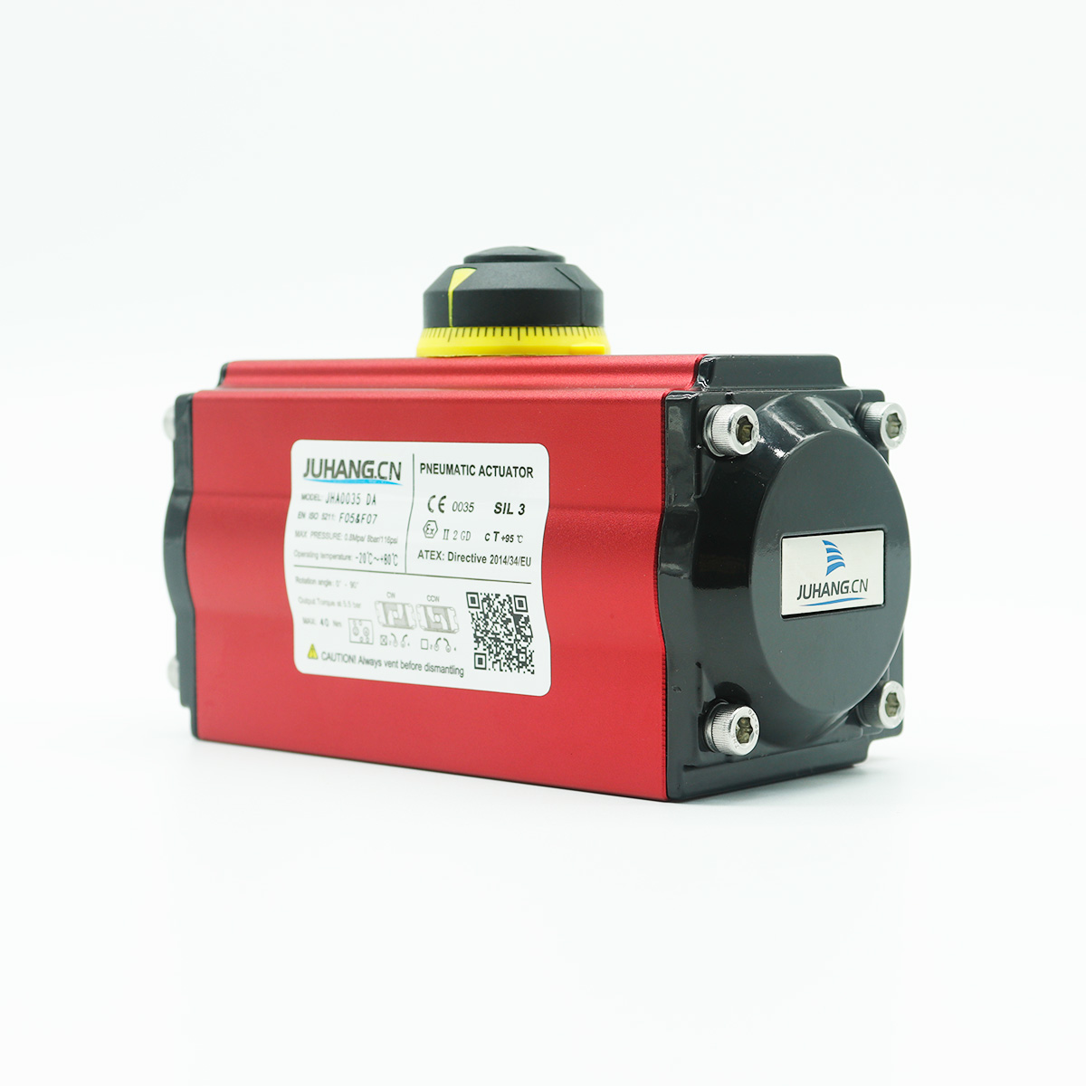 Pneumatic Actuator eculeo et Pinus duplex agens JHA0035DA